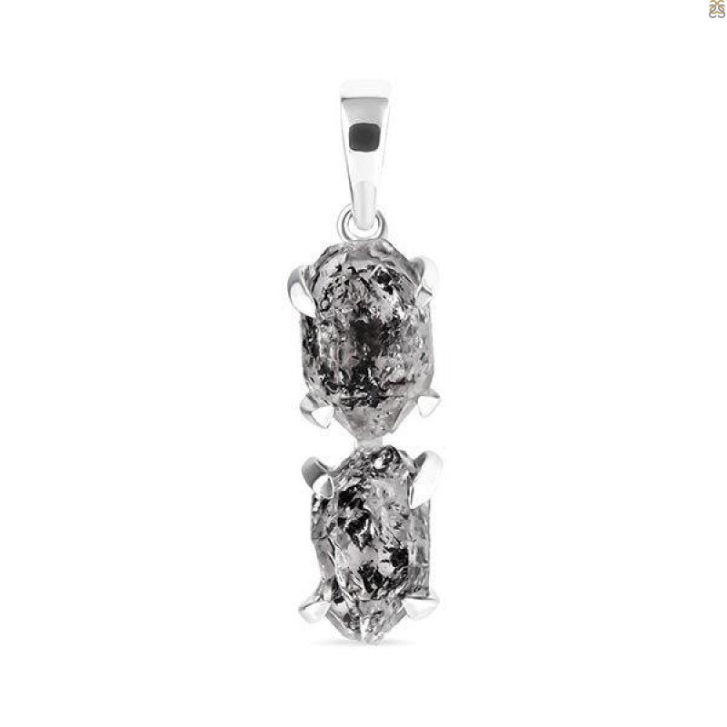 Petroleum Herkimer Diamond Pendant-2SP HDP-1-151