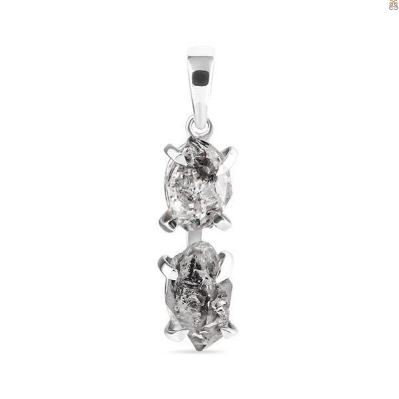 Petroleum Herkimer Diamond Pendant-2SP HDP-1-152