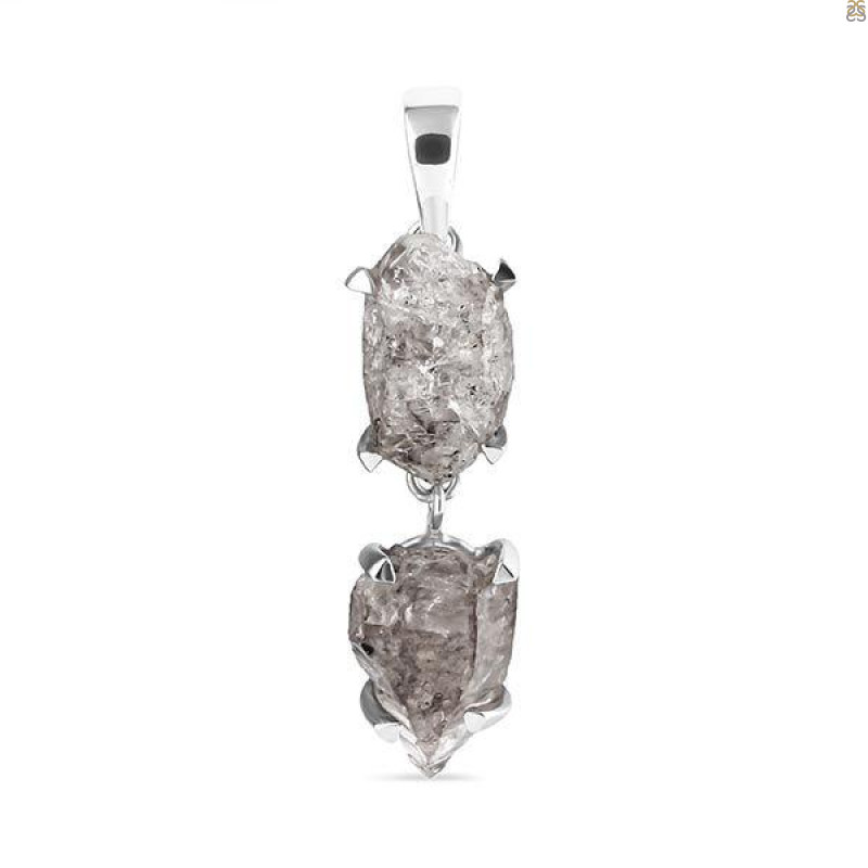 Petroleum Herkimer Diamond Pendant-2SP HDP-1-155