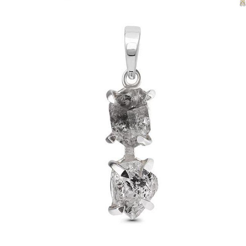 Petroleum Herkimer Diamond Pendant-2SP HDP-1-157
