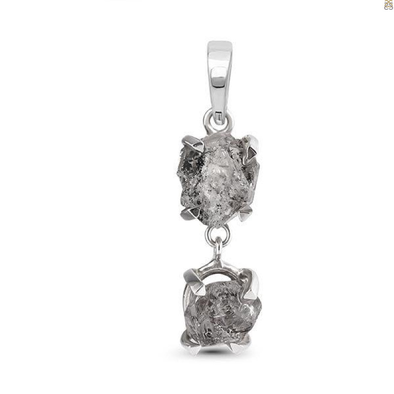 Petroleum Herkimer Diamond Pendant-2SP HDP-1-159