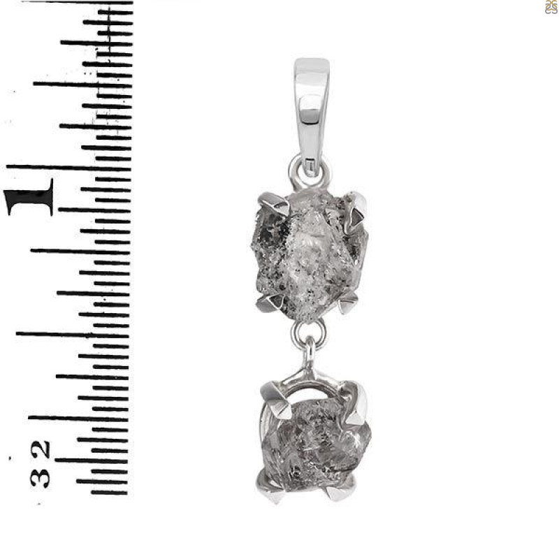 Petroleum Herkimer Diamond Pendant-2SP HDP-1-159