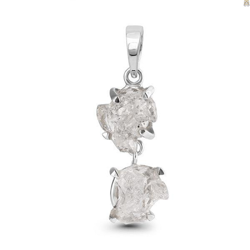 Petroleum Herkimer Diamond Pendant-2SP HDP-1-160