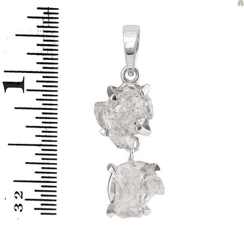 Petroleum Herkimer Diamond Pendant-2SP HDP-1-160