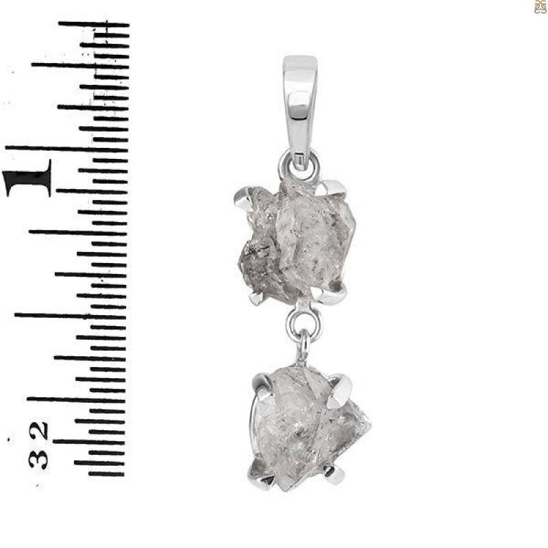 Petroleum Herkimer Diamond Pendant-2SP HDP-1-166