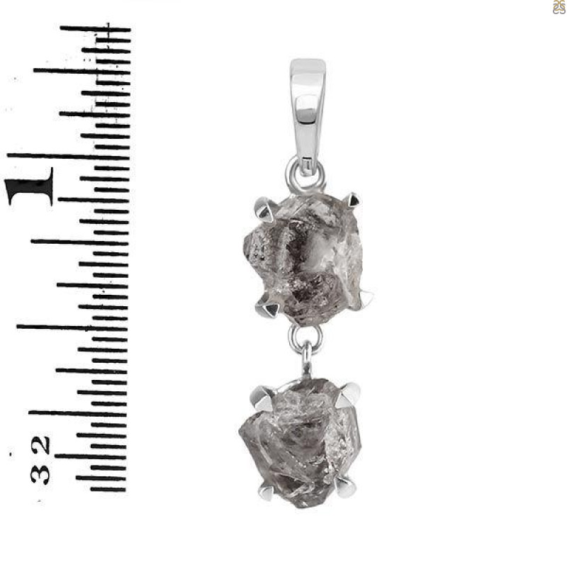 Petroleum Herkimer Diamond Pendant-2SP HDP-1-167