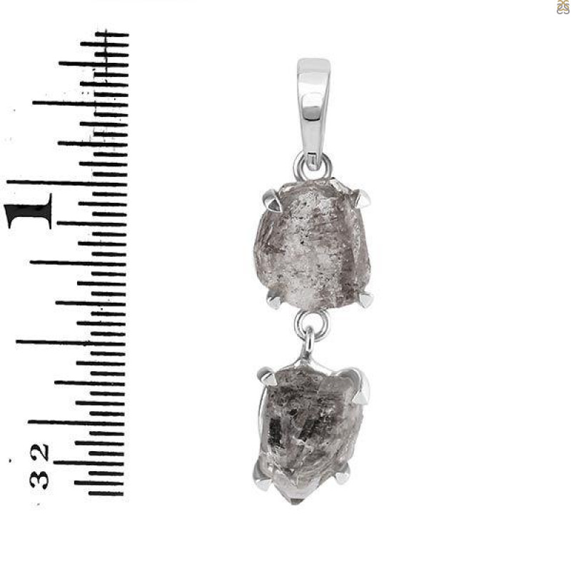 Petroleum Herkimer Diamond Pendant-2SP HDP-1-168