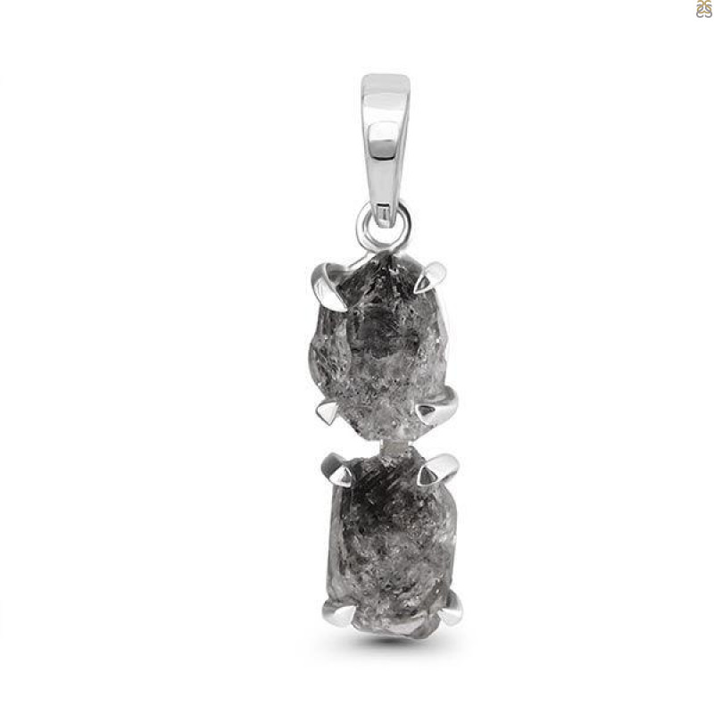 Petroleum Herkimer Diamond Pendant-2SP HDP-1-169
