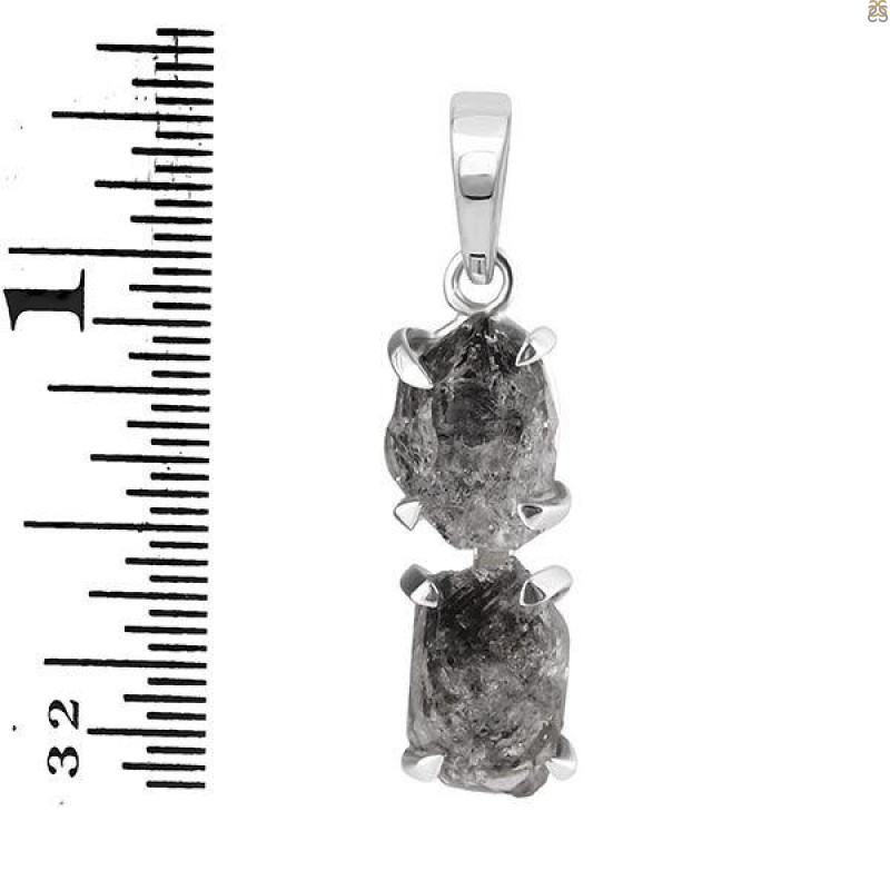 Petroleum Herkimer Diamond Pendant-2SP HDP-1-169