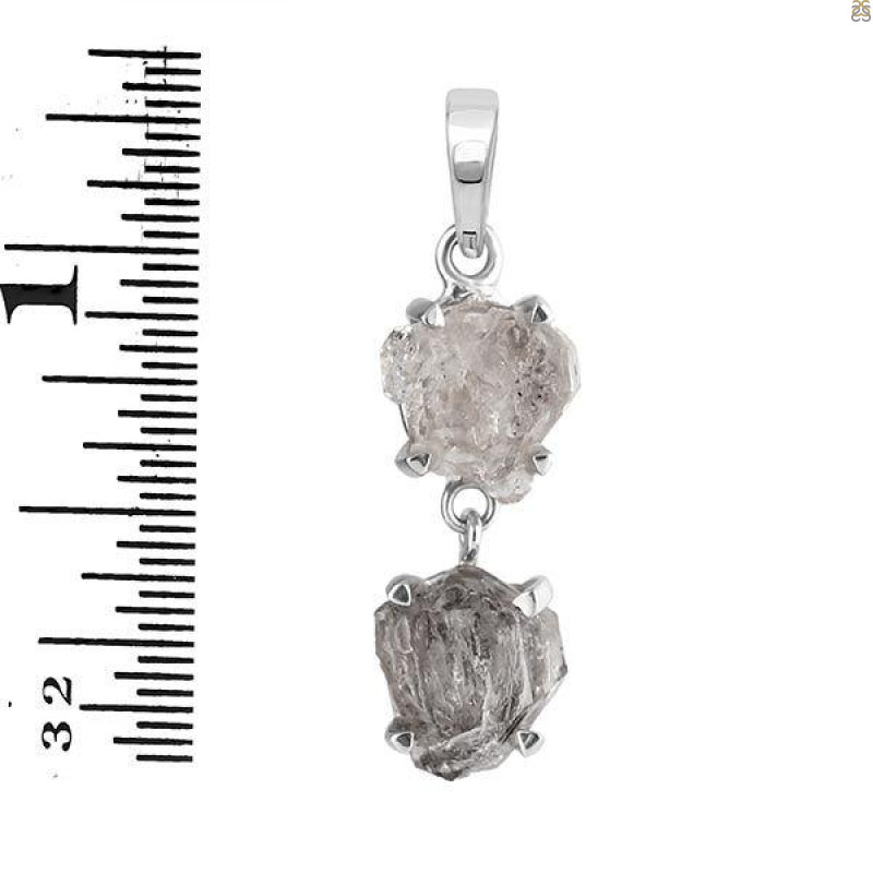 Petroleum Herkimer Diamond Pendant-2SP HDP-1-174