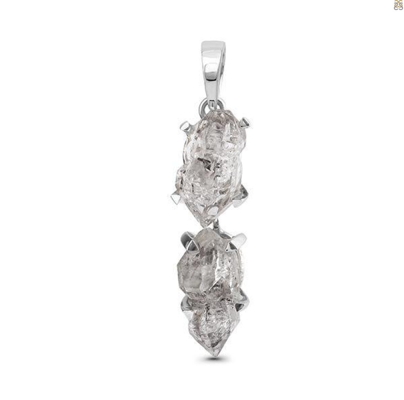 Petroleum Herkimer Diamond Pendant-2SP HDP-1-176