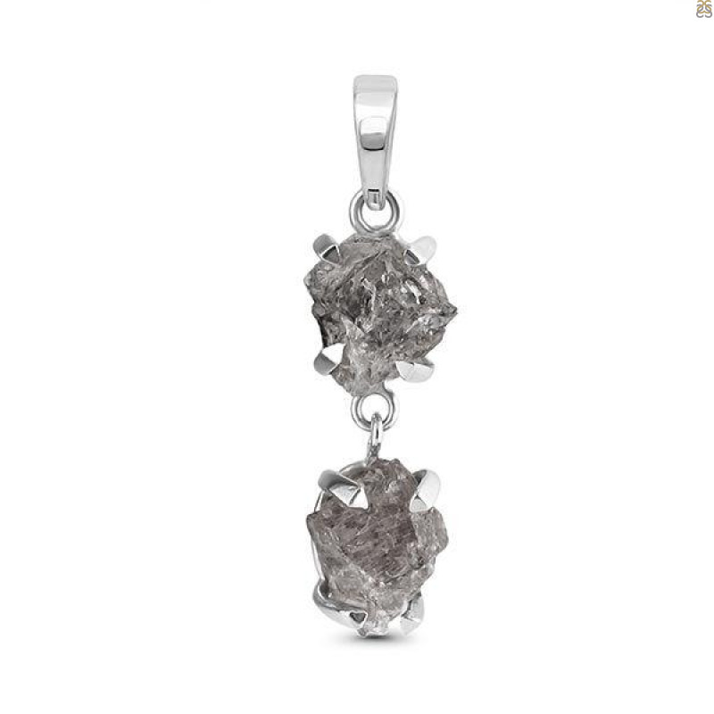 Petroleum Herkimer Diamond Pendant-2SP HDP-1-177