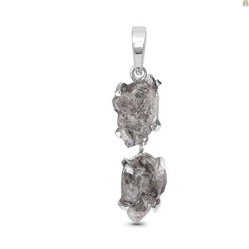 Petroleum Herkimer Diamond Pendant-2SP HDP-1-179