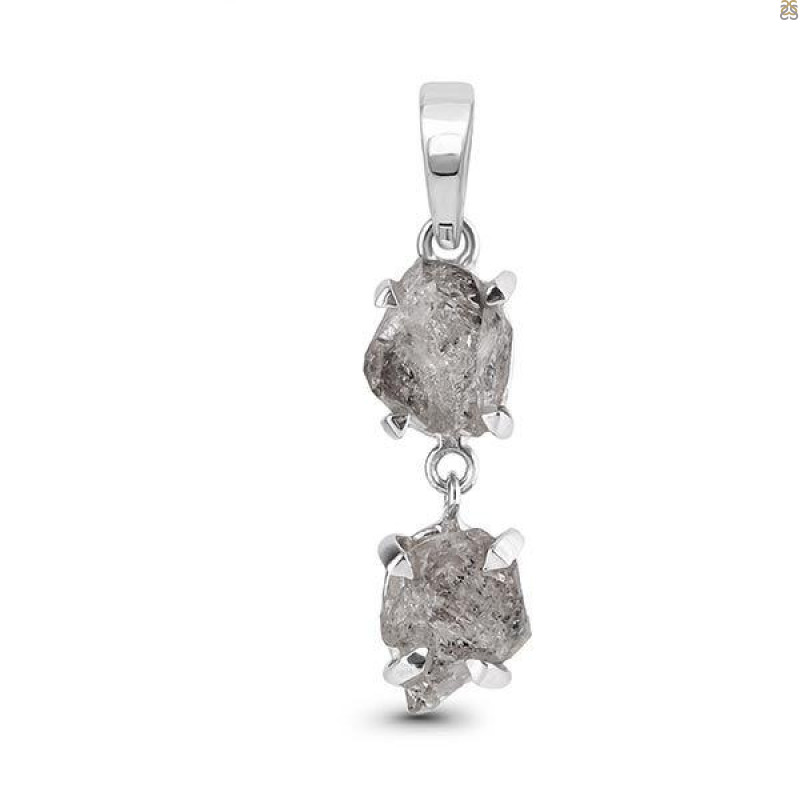 Petroleum Herkimer Diamond Pendant-2SP HDP-1-180