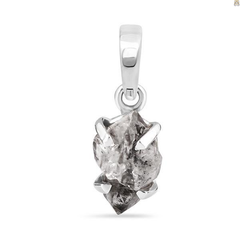 Petroleum Herkimer Diamond Pendant-2SP HDP-1-186