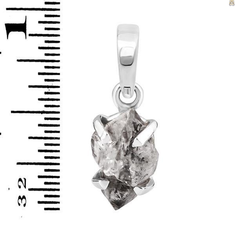 Petroleum Herkimer Diamond Pendant-2SP HDP-1-186