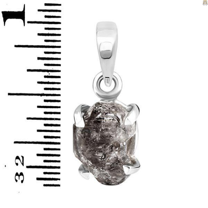 Petroleum Herkimer Diamond Pendant-2SP HDP-1-206