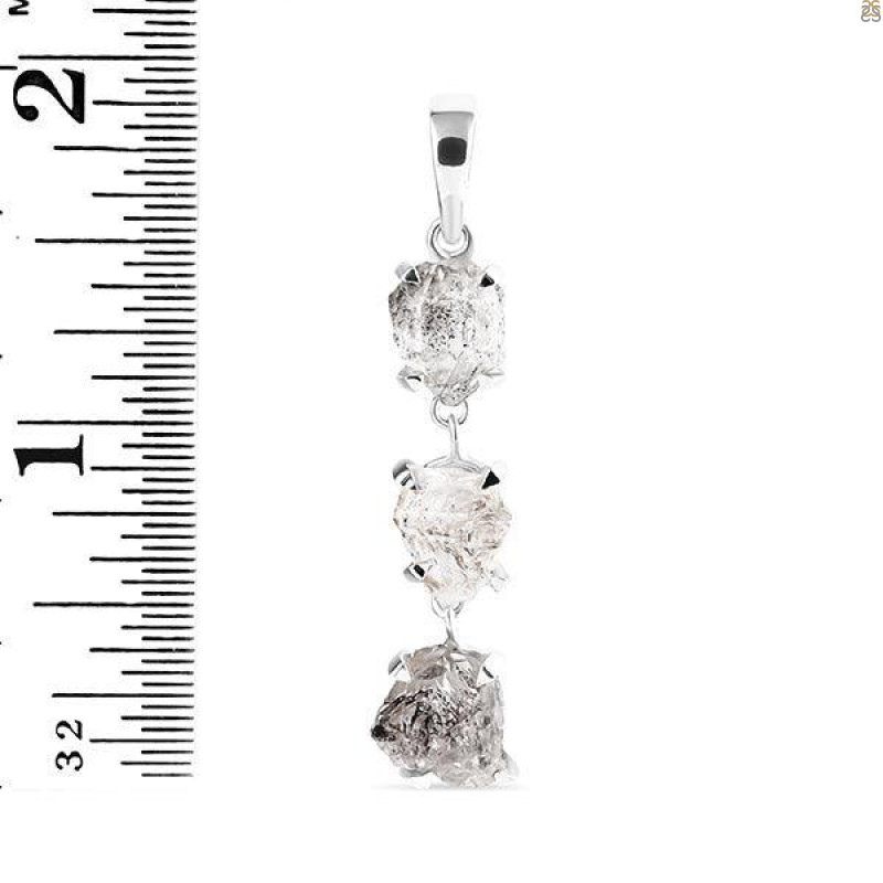 Petroleum Herkimer Diamond Pendant-2SP HDP-1-21