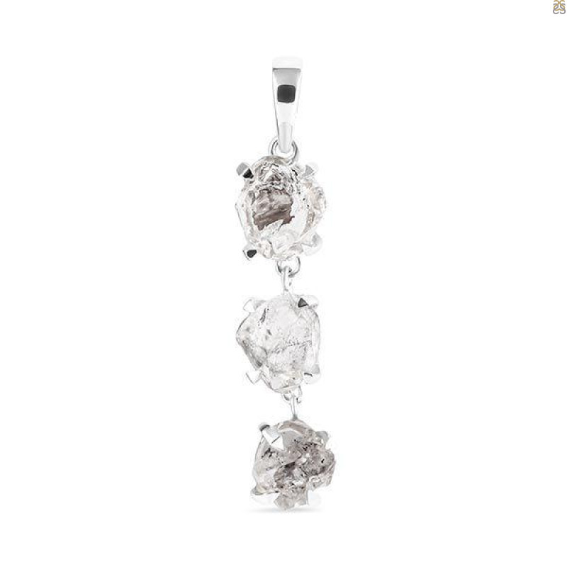 Petroleum Herkimer Diamond Pendant-2SP HDP-1-22