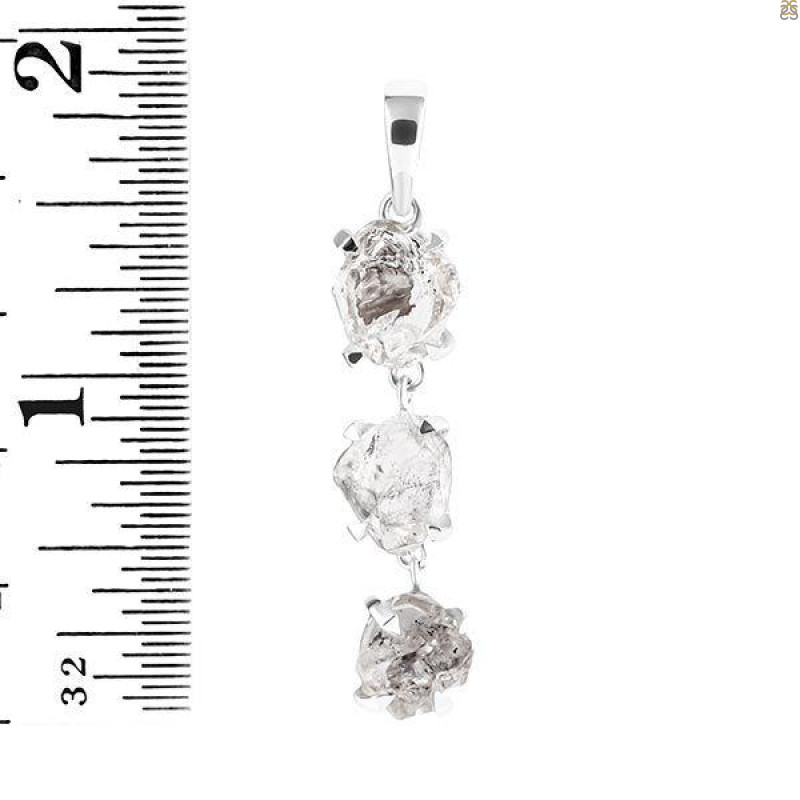 Petroleum Herkimer Diamond Pendant-2SP HDP-1-22