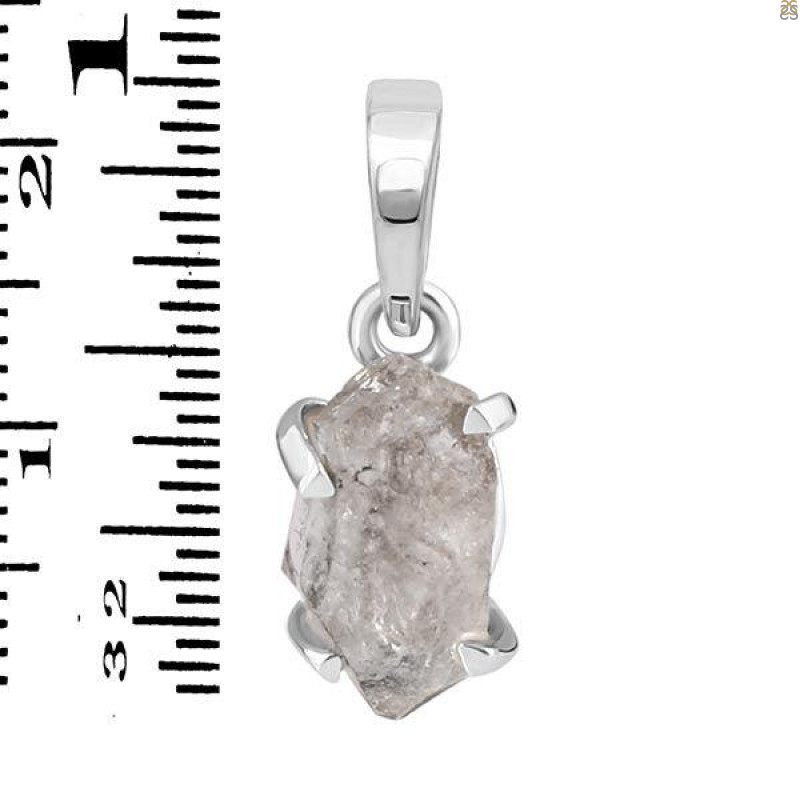 Petroleum Herkimer Diamond Pendant-2SP HDP-1-225