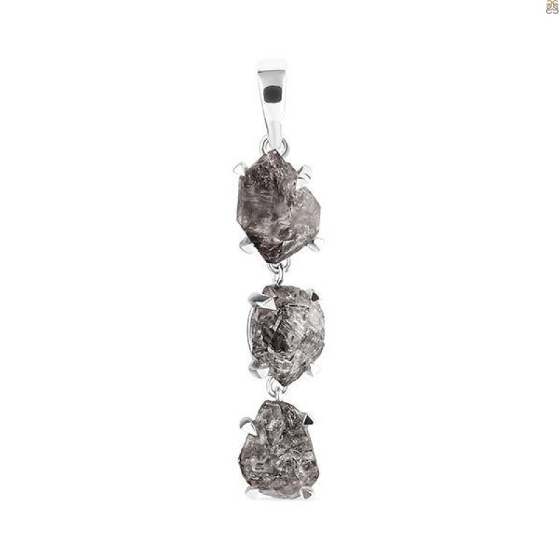 Petroleum Herkimer Diamond Pendant-2SP HDP-1-34