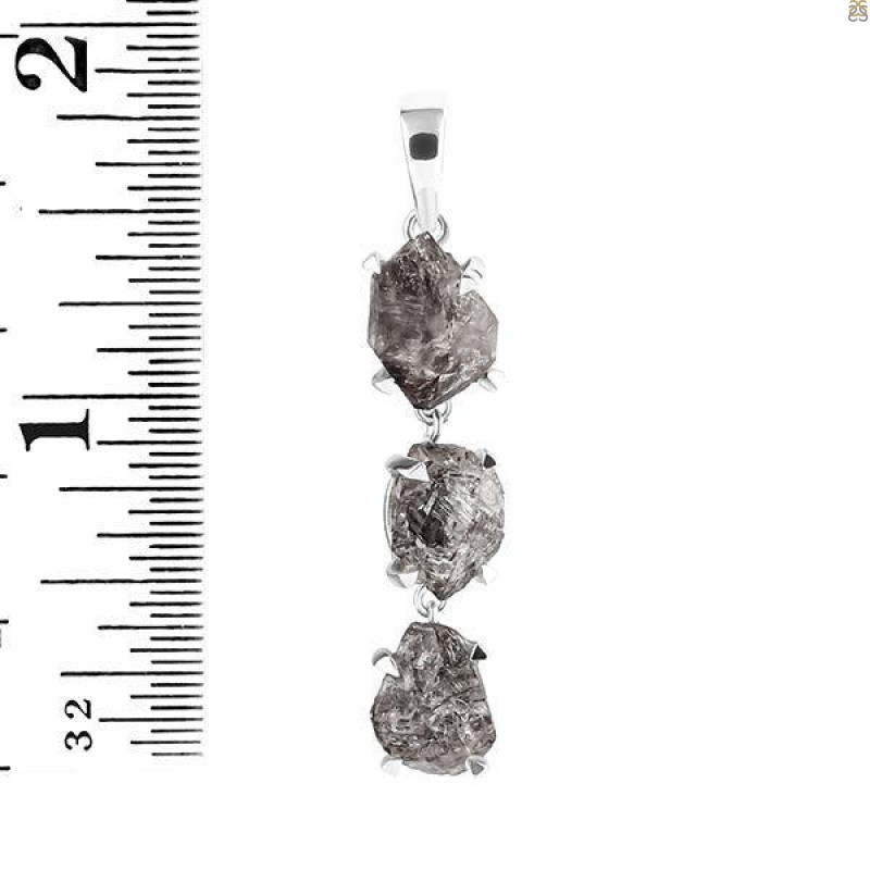 Petroleum Herkimer Diamond Pendant-2SP HDP-1-34