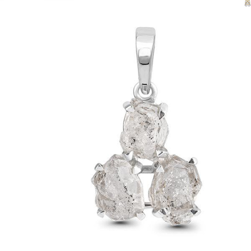 Petroleum Herkimer Diamond Pendant-2SP HDP-1-49