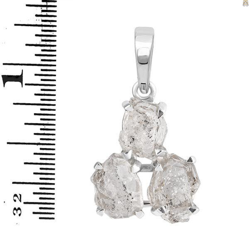 Petroleum Herkimer Diamond Pendant-2SP HDP-1-49