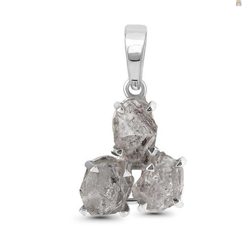 Petroleum Herkimer Diamond Pendant-2SP HDP-1-56