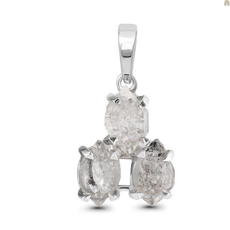 Petroleum Herkimer Diamond Pendant-2SP HDP-1-57