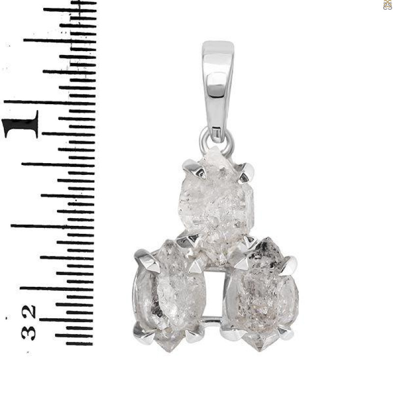 Petroleum Herkimer Diamond Pendant-2SP HDP-1-57