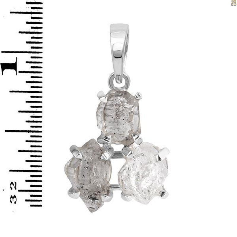 Petroleum Herkimer Diamond Pendant-2SP HDP-1-59