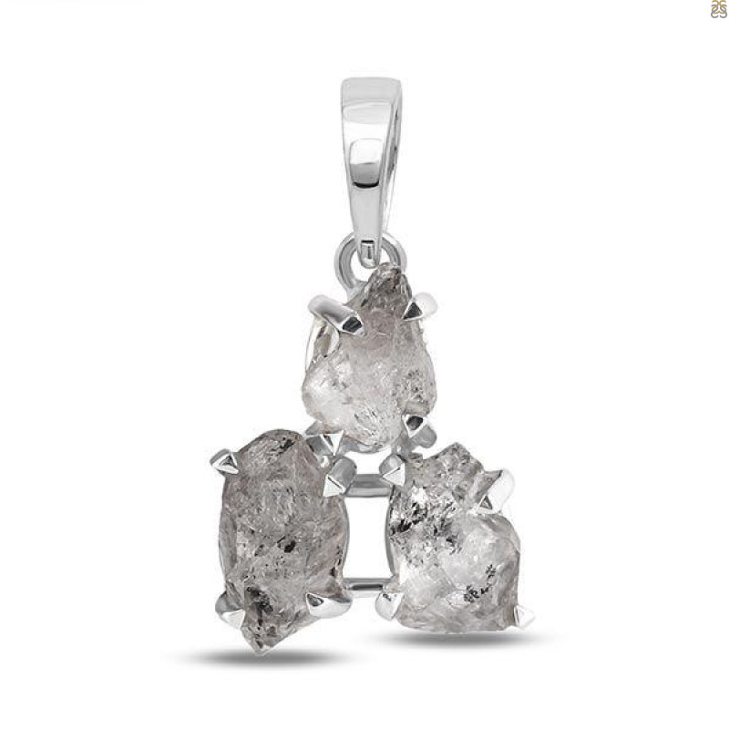 Petroleum Herkimer Diamond Pendant-2SP HDP-1-61