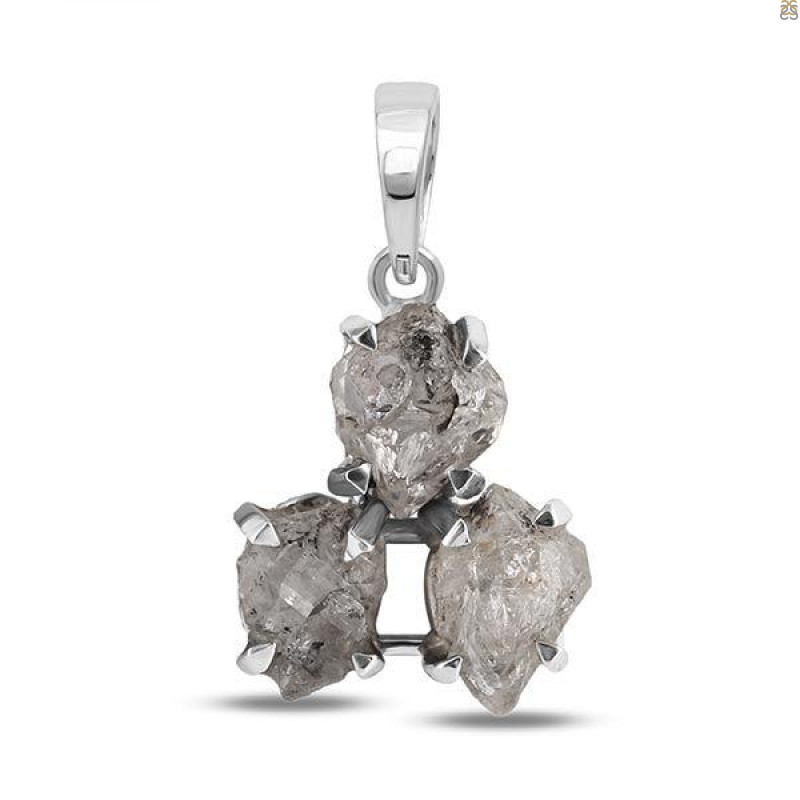 Petroleum Herkimer Diamond Pendant-2SP HDP-1-62