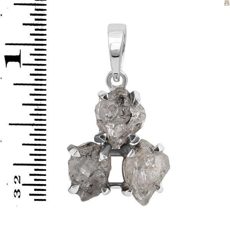 Petroleum Herkimer Diamond Pendant-2SP HDP-1-62