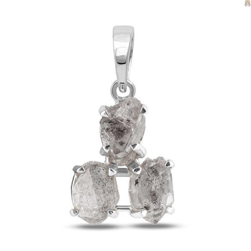 Petroleum Herkimer Diamond Pendant-2SP HDP-1-63