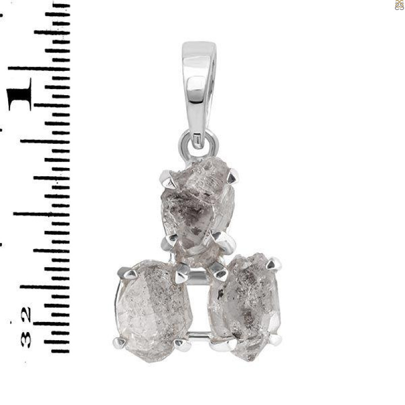 Petroleum Herkimer Diamond Pendant-2SP HDP-1-63