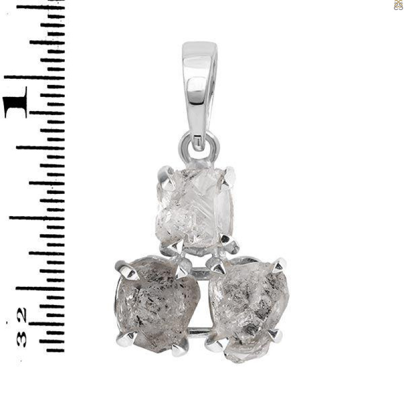 Petroleum Herkimer Diamond Pendant-2SP HDP-1-67