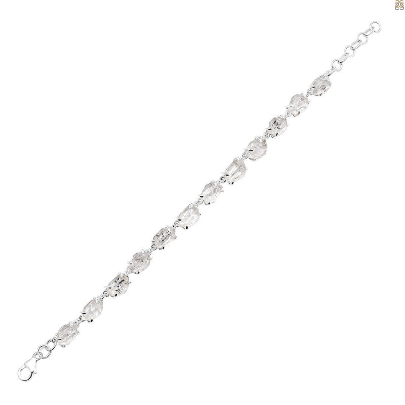 Petroleum Herkimer Diamond Rough Bracelet-BSL HDP-11-1