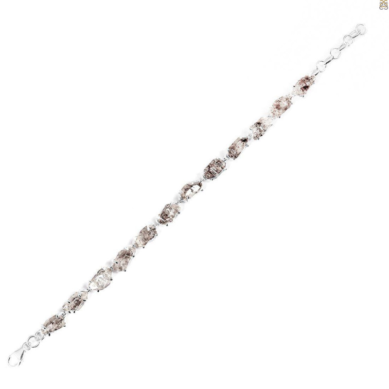 Petroleum Herkimer Diamond Rough Bracelet-BSL HDP-11-10