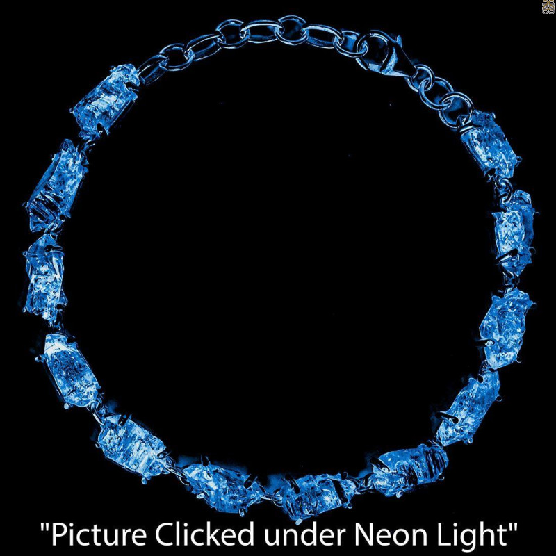 Petroleum Herkimer Diamond Rough Bracelet-BSL HDP-11-10