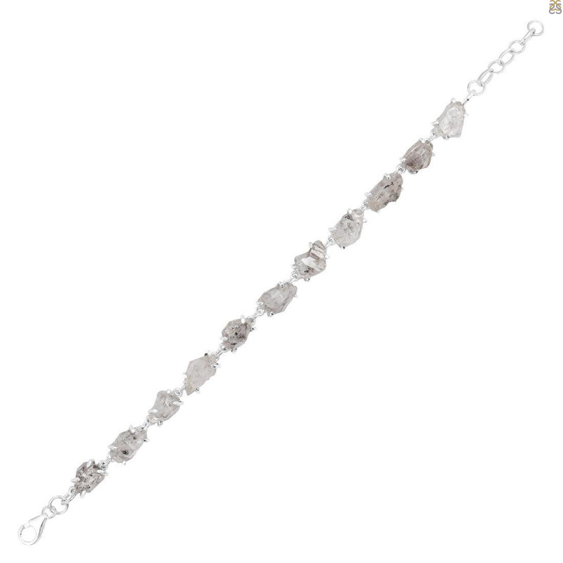 Petroleum Herkimer Diamond Rough Bracelet-BSL HDP-11-100