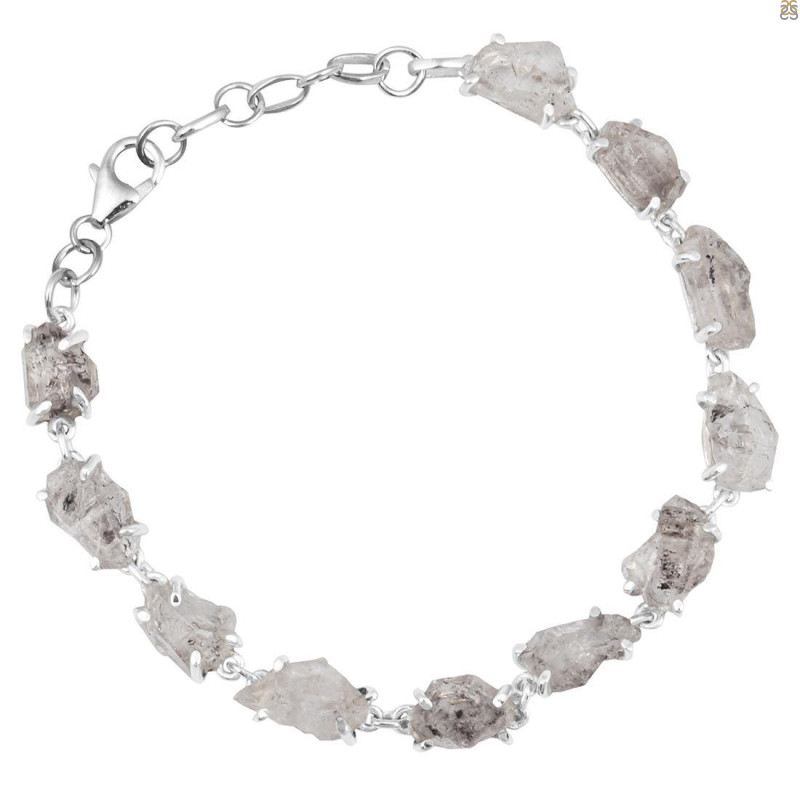 Petroleum Herkimer Diamond Rough Bracelet-BSL HDP-11-100