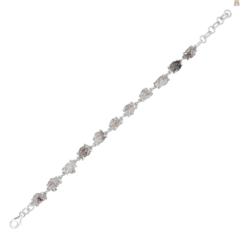 Petroleum Herkimer Diamond Rough Bracelet-BSL HDP-11-102