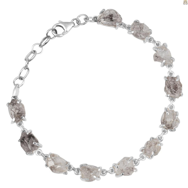 Petroleum Herkimer Diamond Rough Bracelet-BSL HDP-11-102
