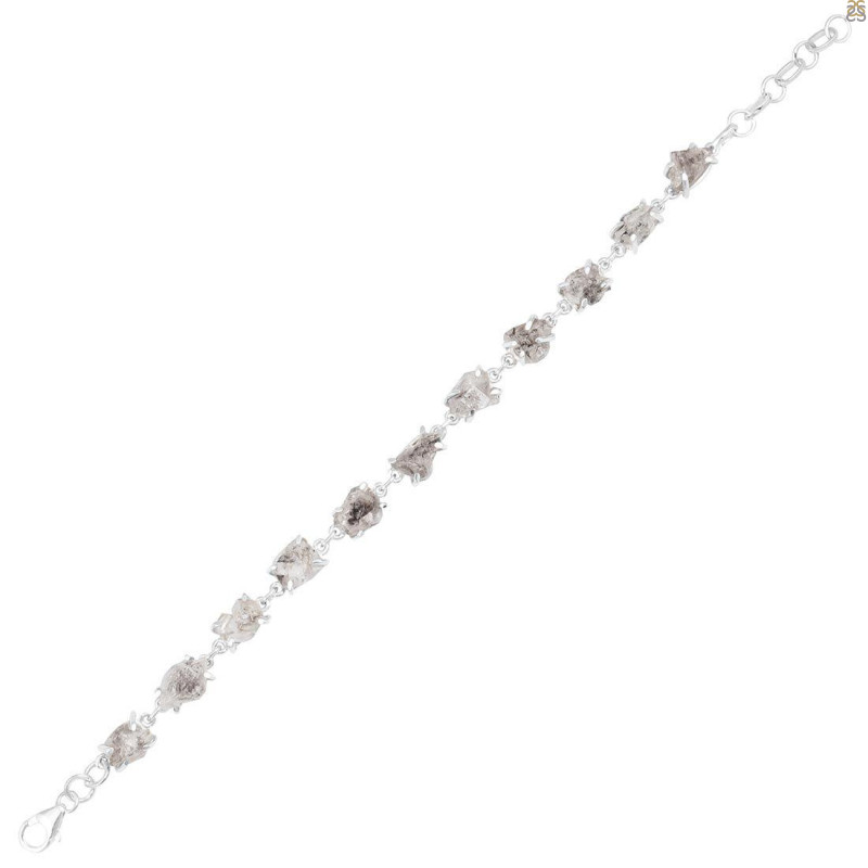 Petroleum Herkimer Diamond Rough Bracelet-BSL HDP-11-103