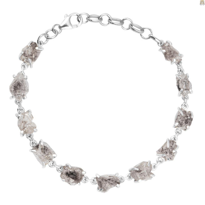 Petroleum Herkimer Diamond Rough Bracelet-BSL HDP-11-103