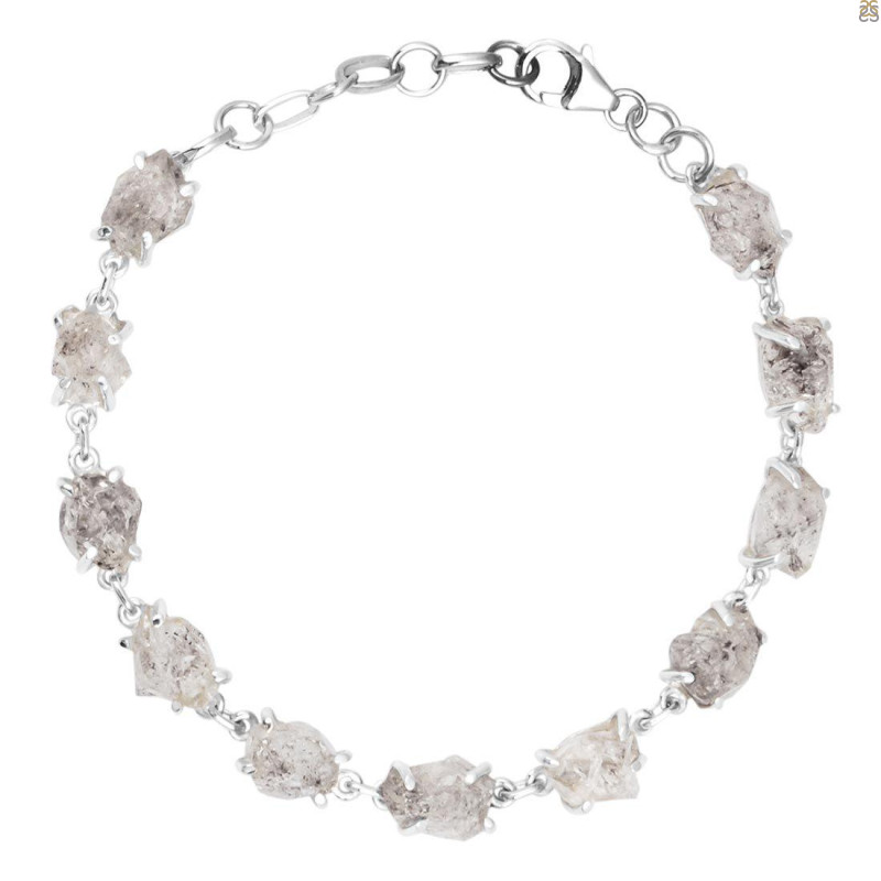 Petroleum Herkimer Diamond Rough Bracelet-BSL HDP-11-104