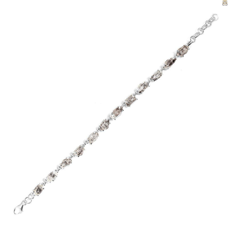 Petroleum Herkimer Diamond Rough Bracelet-BSL HDP-11-11